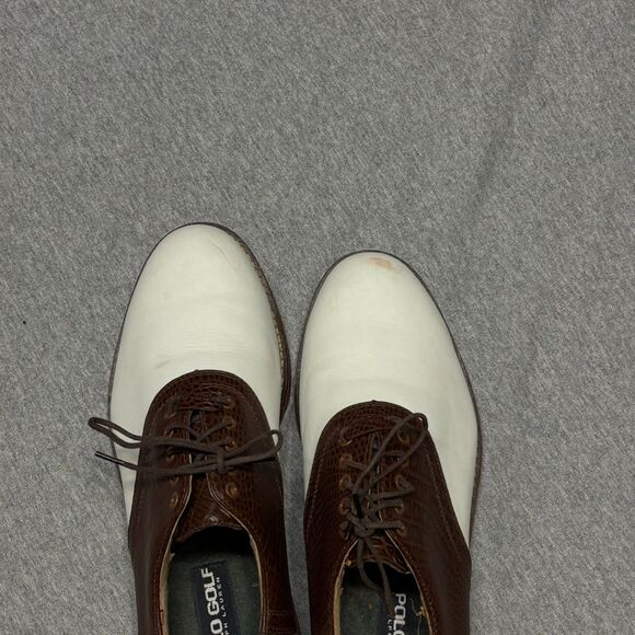 Polo-ralph-lauren Men\'s Brown and White Oxfords main image 6